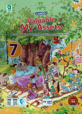Candid Valuable My Assets And Inspirationl Series On Values And Life Skills Class 7(Pepper back, Evergreen books)