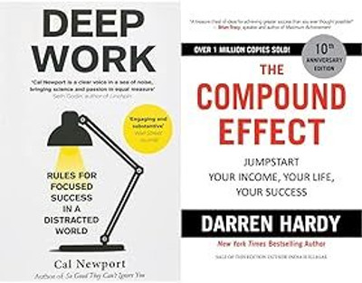 Deep Work: Rules For Focused Success In A Distracted World + The Compound Effect (Set Of 2 Books)(Paperback, Combo) Deep Work: Rules For Focused Success In A Distracted World + The Compound Effect (Set Of 2 Books)(Paperback, Combo)