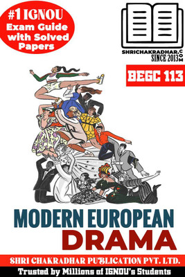 IGNOU BEGC 113 Study Material & Book (BAFEG) (BA English Major) Modern European Drama(Black and White Printed (Staple Bound), Bhavya Kumar Sahni)