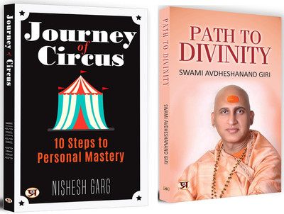 Journey Of Circus + Path To Divinity | Spiritual Evolution | Affirmations | Spiritual Enlightenment | Divine Connection | Quality Of Life | Personal Growth (Set Of 2 Books In English)(Paperback, Nishesh Garg, Swami Avdheshanand Giri)