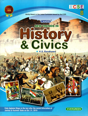Candid, New Trends In History & Civics For Icse Class - 8(Paperback, K.S. RANDHAWA)