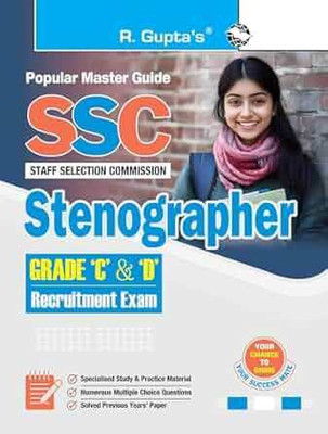SSC: Stenographer (Grade 'C' And 'D') Recruitment Exam Guide Paperback – 25 February 2025(Paperback, RPH Editorial Board)