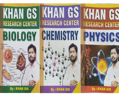 KHAN GS Research Center: BIOLOGY,PHYSICS,CHEMISTRY CLASS NOTES(Hardcover, Hindi, khan sir)