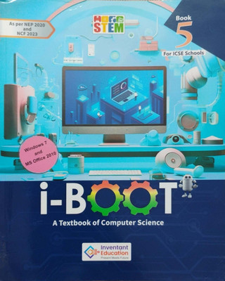 I Boot A Textbook Of Computer Science Icse Class 5(Pepper back, Inventant education)