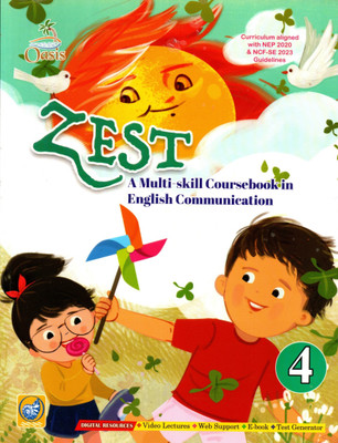 Oasis, Zest, A Multi-Skill Cousrebook In English Communication, Class-4(Paperback, RUPA GUPTA)