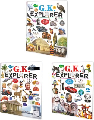 Set Of 3 General Knowledge Books, G.K. Explorer–6, 7 And 8(Paperback, Manoj Publications Editorial Board)