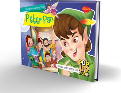 Peter Pan World Famous Fairy Tales : Kid's popup book of fairy tales, Children's story book, Learning book for kids(Paperback, SAWAN)