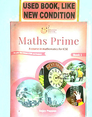 ICSE MATHS PRIME Class-1 (Old Book)(Paperback, Sajay Pappan)