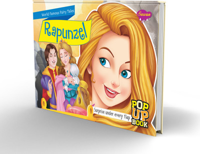 Rapunzel World Famous Fairy Tales : Children learning story book, Kid's pop-up book, Fairy tale story book for children(Paperback, SAWAN)