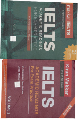 Makkar IELTS Academic Readings Vol. 1 And 3 Set For Exam Practice(Paperback, Dr. Kiranpreet Kaur Makkar)