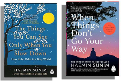Roobabooks Combo :- Must Read Haemin Sunim 2 Books Set He Things You Can See Only When You Slow Down + When Things Don’t Go Your Way ( English )(Paperback, Haemin Sunim) Roobabooks Combo :- Must Read Haemin Sunim 2 Books Set He Things You Can See Only When You Slow Down + When Things Don’t Go Your Way ( English )(Paperback, Haemin Sunim)