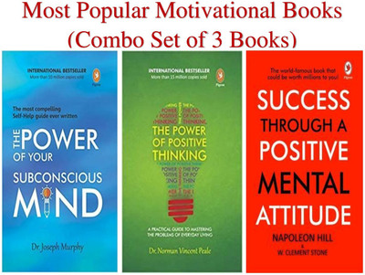 The Power Of Your Subconscious Mind, The Power Of Positive Thinking & Success Through A Positive Mental Attitude (Combo Set Of 3 Motivational Books)(Paperback, Dr. Joseph Murphy, Dr. Norman Vincent Peale & Napoleon Hill) The Power Of Your Subconscious Mind, The Power Of Positive Thinking & Success Through A Positive Mental Attitude (Combo Set Of 3 Motivational Books)(Paperback, Dr. Joseph Murphy, Dr. Norman Vincent Peale & Napoleon Hill)