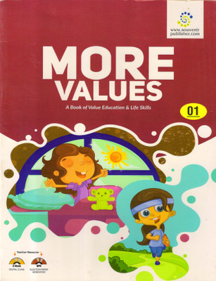 SOUVENIR, MORE VALUES FOR CLASS 1 (A Book Of Value Education & Life Skills)(Paperback, Mrs. Sunita Kapoor)