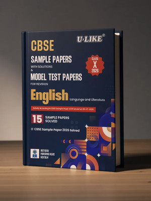 U Like CBSE Class 10 English Language & Literature 15 Sample Papers With Solution And Model Test Papers For Revision With NEP Examination 2026(Paperback, Best Book Publishing House) U Like CBSE Class 10 English Language & Literature 15 Sample Papers With Solution And Model Test Papers For Revision With NEP Examination 2026(Paperback, Best Book Publishing House)