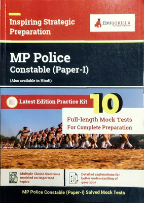 MP Police Constable Recruitment Exam Book - General Duty (GD), Radio Operator Paper 1 (English Edition) - 10 Practice Tests With Free Access To Online Tests(Paperback, EduGorilla Prep Experts)