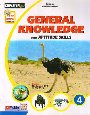 CreativeKids, GENERAL KNOWLEDGE WITH APTITUDE SKILLS - 4(Paperback, Dhiren M. Doshi)