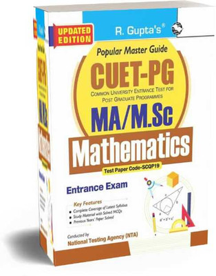 RPH CUET-PG : MA/M.Sc/M.Sc B.Ed Mathematics Entrance Exam Guide Paperback – 12 January 2024 [ ABH ](Paperback, RPH Editorial Board)