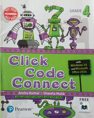 Click Code Connect Grade 4(Pepper back, Anshu kumar)