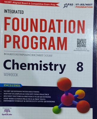 Integrated Foundation Program Chemistry Workbook Class 8(Pepper back, Speedlabs publication)