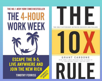 The 4-Hour Work Week, The 10 X Rule Combo Set 2 Book(Paperback, Abs)