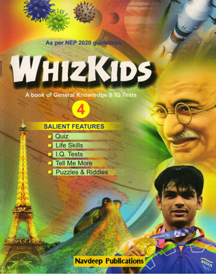 Navdeep, WHIZKIDS - 4 A Book Of General Knowledge & IQ Tests(Paperback, Mrs. D. Bhandari)