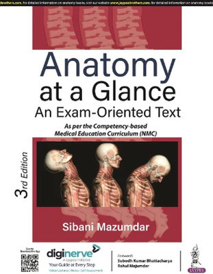 Anatomy At A Glance: An Exam-Oriented Text 3th(Paperback, SIBANI MAZUMDAR)