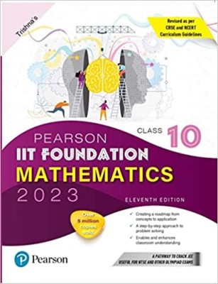 Pearson IIT Foundation Mathematics Class 10, Revised As Per CBSE And NCERT Curriculum Guidelines With Includes Active App -To Gauge Self Preparation - 11th Edition 2023(Paperback, Pearson Education)