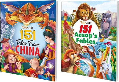 151 Tales From China And 151 Aesop's Fables I Combo Pack Of 2 Books I Story Books For Young Minds By Gowoo(Paperback, Manoj Publication editorial board)