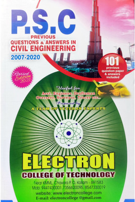 Psc Previous Questions And Answers In Civil Engineering-2007-2020(Paperback, G.BIJUKUMAR & Dr.VIDYA BIJUKUMAR)