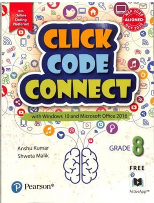 Click Code Connects Class-8 Cbse(Paperback, ANSHU KUMAR/ SHWETA MALIK)