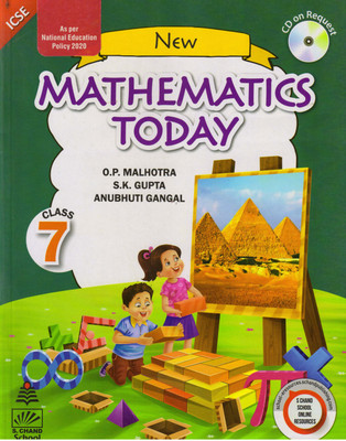 S. Chand New Mathematics Today For ICSE Class - 7(Paperback, S.K. GUPTA, O.P. Malhotra)