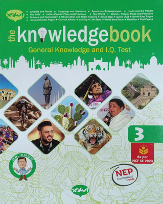 The Knowledge Book General Knowledge And I.q. Test Class 3(Paperback, Vibhu krishnatri)