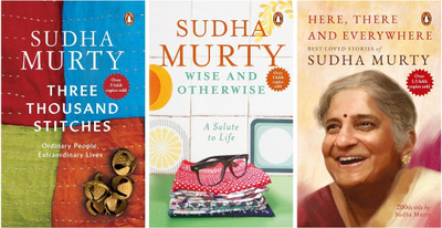 Three Thousand Stitches + Wise & Otherwise + Here, There And Everywhere - Combo Of 3 Books Set(Paperback, Sudha Murty) Three Thousand Stitches + Wise & Otherwise + Here, There And Everywhere - Combo Of 3 Books Set(Paperback, Sudha Murty)
