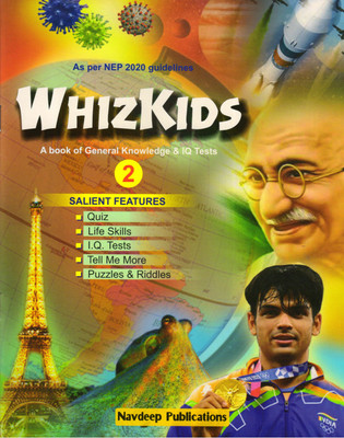 Navdeep, WHIZKIDS - 2 A Book Of General Knowledge & IQ Tests(Paperback, Mrs. D. Bhandari)