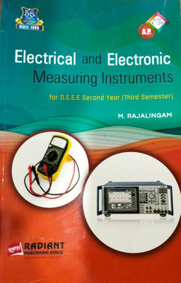 Electrical And Electronic Measuring Instruments For D.E.E.E Second Year ( Third Semester ) 1st Edition 2022 - As Per C-20 AP Syllabus(Paperback, M.Rajalingam)