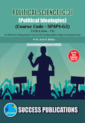 Political Ideologies (G-3)(T.Y.B.A,S.P. College,Sem.-VI)(Paperback, Dr. Jyoti P. Bidlan)