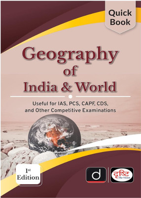 Quick Book Geography Of India & World 1st Edition(Paperback, Drishti Publications)