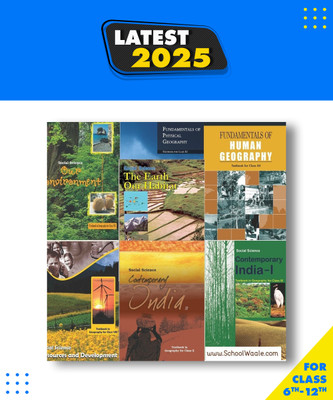 NCERT Geography Books Set Class 6 To 12 English Medium -Binded Books Hardcover, NCERT|New Latest Edition For 2025-2026(Hardcover, NCERT)