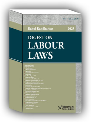 Digest On Labour Laws By Rahul Kandharkar (Latest Edition -2025)(Hardcover, RAHUL KHANDARKAR)