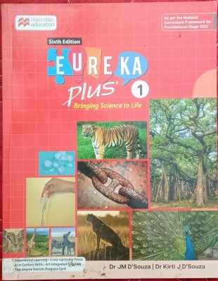 Eureka Plus Bringing Science To Life 1(Pepper back, Dr j m d souza, Dr kirti j d souza)