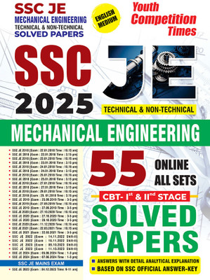 2024-25 SSC JE Mechanical Engineering Solved Papers 768 1495 E(Paperback, YCT EXPERT TEAM)