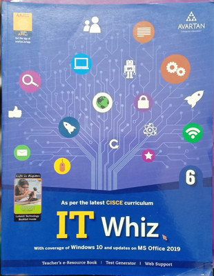 It Whiz ICSE Class 6(Pepper back, Avartan computer education)