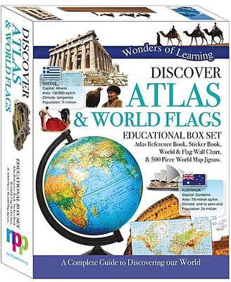 Wonders Of Learning Box Set Discover Atlas & World Flags In English ...