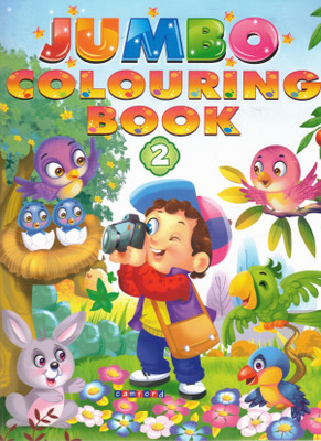 Jumbo Colouring Book 2 | Fun Learning Activity Book For Kids | Camford(Paperback, Genric)