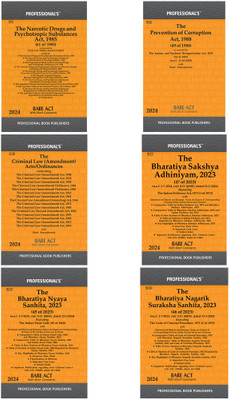 Advanced Legal Referencer 2024: BNS, BSA, IT Act, BNSS And Criminal Law Amendments ( Set Of 6 Books)(Paperback, Professional Ed team)