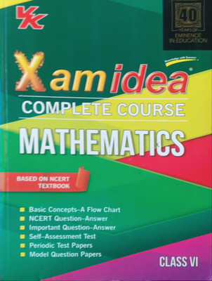 Xamidea Complete Course Mathematics Class 6(Pepper back, Vk global)