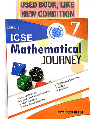 ICSE MATHEMATICAL JOURNEY Class-7 (Old Book)(Paperback, Priya Monga)