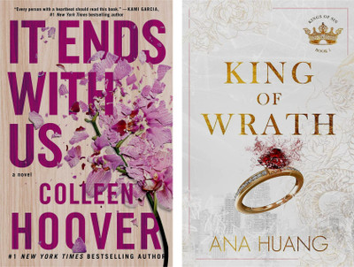 Combo Of 2 Books : It Ends With Us + King Of Wrath(Perfect Paperback, Colleen Hoover, Ana Huang)