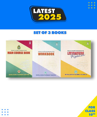 English Course Communicative: Main Course Book, Work Book And Literature Reader -Class 10 Set Of 3 Books Paperback, CBSC|New Latest Edition For 2025-2026(Paperback, CBSC)