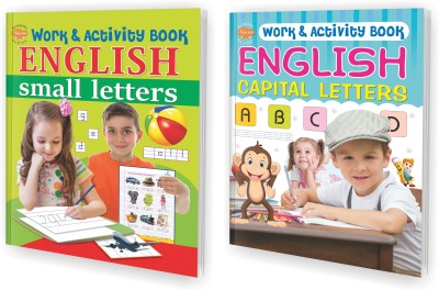 Work And Activity Book Small Letters, Work And Activity Book Capital Letters | Set Of 2 Writing And Activity Books(Paperback, Manoj Publications Editorial Board)
